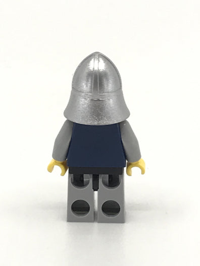 Fantasy Era - Crown Knight Quarters, Helmet with Neck Protector, Vertical Cheek Lines